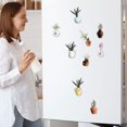 thumbnail image 3 of 8Pcs Mini Ceramic Vase Fridge Magnets, Funny Small Plant Magnets, Tiny 3D Plant Vase, 3D Cute Plant Mini Ceramic Vase Strong Refrigerator Magnets, for Refrigerator Decoration Kitchen K5S0, 3 of 8