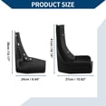 thumbnail image 3 of Guardabarros únicos de Bargains con accesorios de montaje para Mercedes-Benz GLS (Edición Deluxe) con pedal 2017-2019, guardabarros delanteros y traseros, 1 juego, 3 of 6