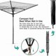 thumbnail image 4 of 2024 Outdoor Umbrella Drying Rack Cover, Garden Furniture Cover, With Storage Bag, 210d Oxford Waterproof Uv-anti Drying Rack Cover(165x16x16cm), 4 of 4