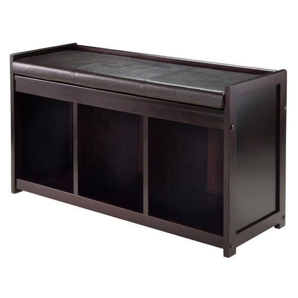 Winsome Addison 2-Piece Storage Bench with Cushion Seat - 92349