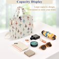 thumbnail image 5 of FORMRS Womens Corduroy Tote Bag Crossbody Shoulder Purse Handbag with Detachable Strap, Beige Cartoon Planes Pattern, 5 of 7