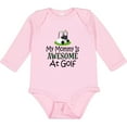 thumbnail image 3 of Inktastic Golfing Mommy is Awesome at Golf Boys or Girls Long Sleeve Baby Bodysuit, 3 of 5