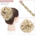 thumbnail image 2 of Chouchous Chignon Cheveux Riches Choix Chouchous Cheveux 100 % Humains Extensions Chignon 32g Enveloppant Beigne Ébouriffé Chignon pour Femmes Filles, 2 of 7