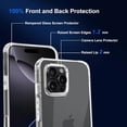 thumbnail image 4 of 5 in 1 Designed for iPhone 16pro Clear Case with Screen Protector[2 Pack] +Camera Lens Protector[2 Pack], Military Grade Drop Protection Transparent Cover 6.3 Inch, 4 of 7