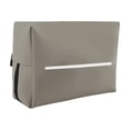 thumbnail image 2 of Car Tissue Holder for Visor Seat Back Armrest, PU Leather Tissue Box Cover Dispenser for Vehicle, Hanging Napkin Holder Organizer for Auto Interior Accessories Gray 5.12x6.7", 2 of 4