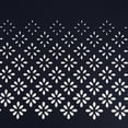 thumbnail image 3 of Zelouf Kiki Double Border Laser Cut Scuba  , Sewing, DIY, Crafts Fabric by the Yard, Navy, 7 Yard, 3 of 5