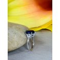 thumbnail image 6 of HeartsAndYou 1.3ct Natural Blue Sapphire Three Stone Engagement Ring 14k SOLID White Gold, 6 of 9