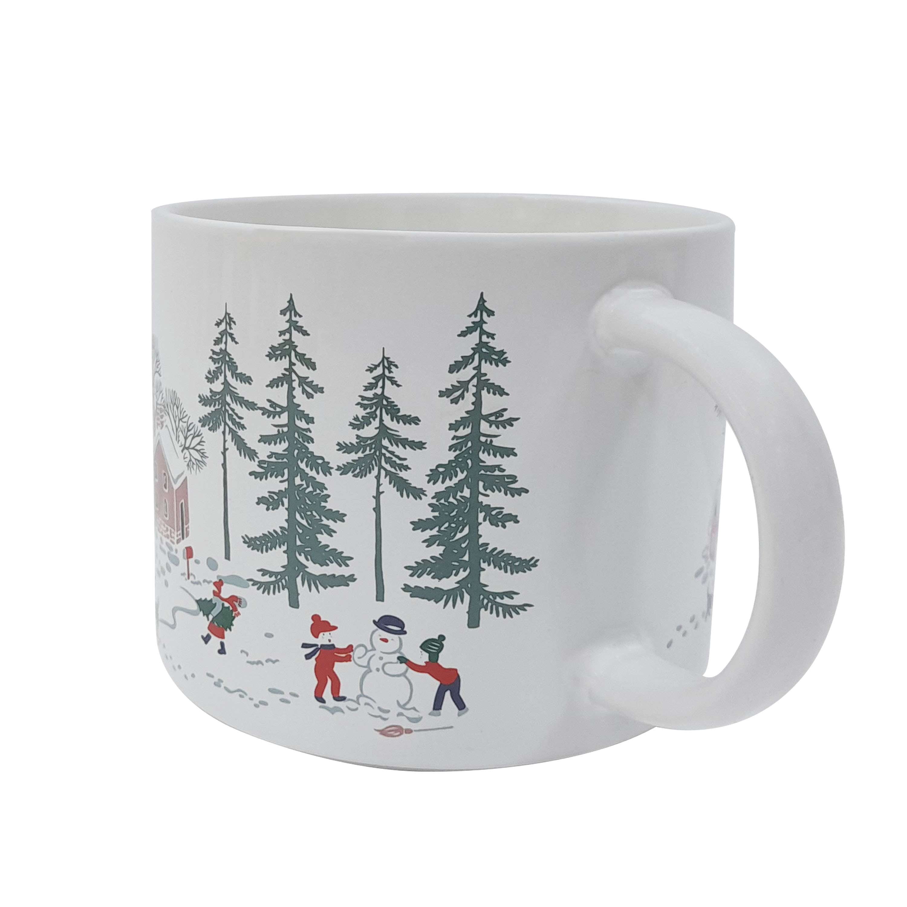 Mainstays 2-Wick 13 oz Reusable Holiday Coffee Mug Scented Candle, Country Holiday