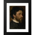thumbnail image 2 of Ľudovít Pitthordt 11x14 Black Modern Framed Museum Art Print Titled - Head Study of a Man (1900), 2 of 5