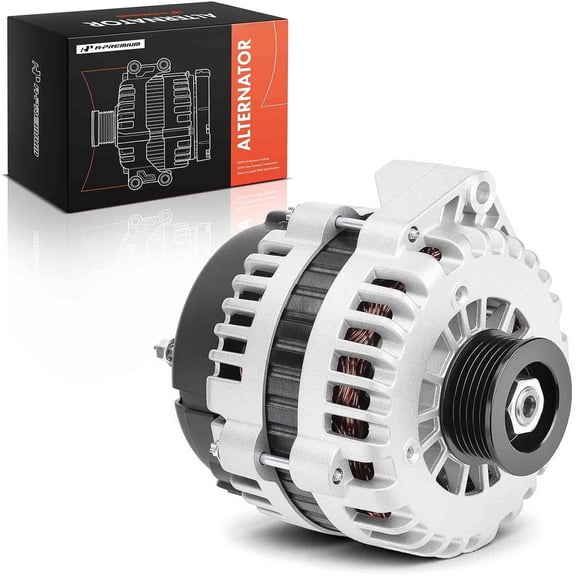A-Premium High Output 253Amp Alternator Compatible with Chevy Silverado 1500 99-05 Silverado 2500 3500 Tahoe & GMC Sierra Yukon & Cadillac & Isuzu, 12V CW 6-Groove Pulley, Replace# 10464476 10464405