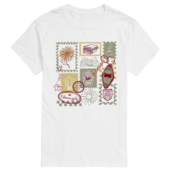 Gilmore Girls - Stamp Collage - Men's Short Sleeve Graphic T-Shirt