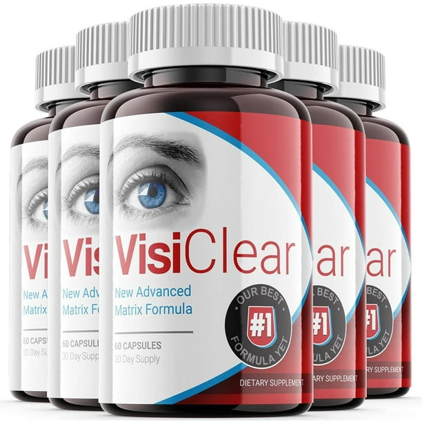 (5 Pack) VisiClear New Advanced Revolutionary Eye Health Matrix
