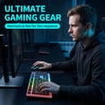 thumbnail image 3 of XYvans Gaming Keyboard and Mouse Combo,Rgb Backlit Wired Gaming Keyboard for Windows Pc Gamers Desktop Computer Laptop Accessories-Black, 3 of 5