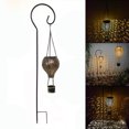 thumbnail image 2 of Fire Balloon Solar Light Creative Garden Lantern Outdoor Pathway Decoration Lamp, 2 of 7