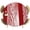 Red, variant on Leopard Print Round Tablecloth 45-54 Inch Round Fitted Table Cloth with Elastic Edge, Abstract Vintage Animals Textured Srtipe Waterproof Table Cover Protector for Outdoor Picnic Party Dining