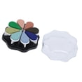 thumbnail image 2 of 8 Color Finger Ink  Pads, Cotton Curtain Convenient Petal  Pad Stable And Durable Simple To Use With 10 Pcs For Various Styles Of Curtains 1023 Boardwalk, 2 of 8