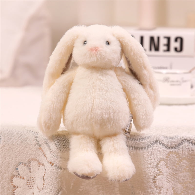 Cute Lop Rabbit Plush Toys Soft Stuffed Long Ears Bunny Doll Funny Baby's Sleeping Companion Room Decor Girls Boys Birthday Gift
