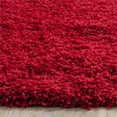 thumbnail image 5 of SAFAVIEH Laguna Neven Plush Solid Shag Area Rug, Red, 4' x 6', 5 of 8