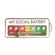 thumbnail image 1 of Broche De Batería Social Creativo Emoticon Hebilla Metal 7 Días Pin De Humor Estética Ropa Solapa Broches Para Mujeres Hombres Niños, 1 of 4