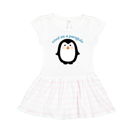 

Inktastic Cool As a Penguin Gift Toddler Girl Dress