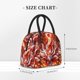 thumbnail image 2 of Balery Red Sun Flame Fox Bolsa de Almuerzo para Mujeres, Caja de Almuerzo, Bolsa de Almuerzo Pequeña Impermeable, Tote de Almuerzo Reutilizable con Gran Capacidad, 2 of 6