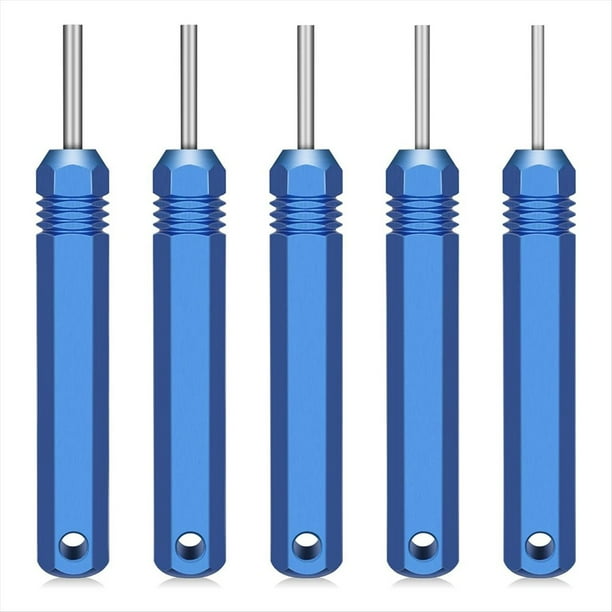 Kit de Herramientas de Extracción de Pines, 5 Uds., Conectores de Contacto de Pines y Enchufes, Extractor de Pines Tipo Tubo de Conector Macho y Hembra para