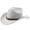 1-Grey307, variant on XIAOCHA Women's Woven Shell‑Clasp Suede Cowboy Hat Solid Outdoor Rodeo Western Hat,Light Pink