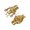Golden, variant on Guitar Plug Instrument Jacks Socket Jacks Sockets Single Channel Brass Texture for Electric Guitars and Basses