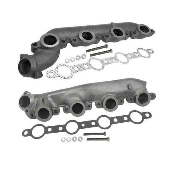 Exhaust Manifold Kit - Compatible with 1999 - 2003 Ford F-350 Super Duty 7.3L V8 2000 2001 2002