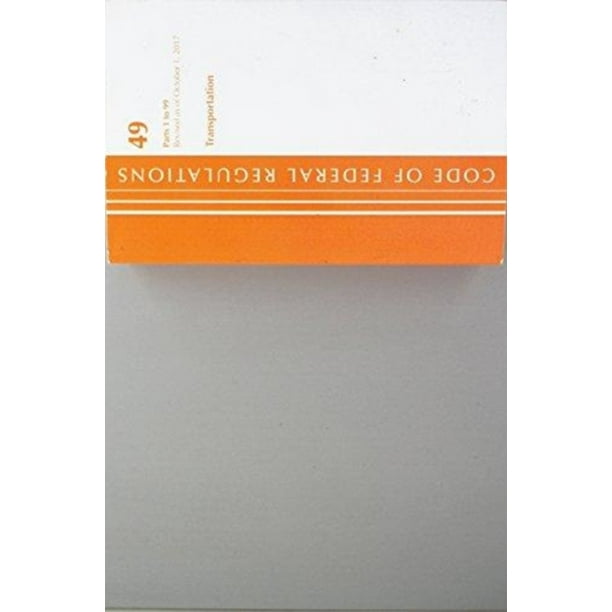 federal code of regulations title 49