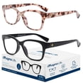 thumbnail image 1 of MAGMALIFE Lentes para Computadora Paquete de 2 Piezas con Tecnología Blue Light y Protección UV400, Antirreflejantes, Unisex, Sin Graduación, Diseño Moderno, Gafas para Oficina, Estudio o Pantalla, 1 of 9