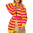 thumbnail image 4 of Txlixc Suéter de cardigan rayado femenino Txlixc moda, 4 of 7