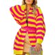 thumbnail image 4 of Txlixc Suéter de cardigan rayado femenino Txlixc moda, 4 of 7