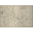 thumbnail image 1 of 24"x36" Gallery Poster, chart map of the harbour of Boston 1777, 1 of 1