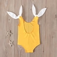 thumbnail image 6 of Fesfesfes Toddler Kids Baby Girls Lace Up Straps Swimsuit Solid Color Swimsuit Open Back One-piece Bathingsuit Swimdress, 6 of 9