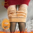 thumbnail image 2 of OFERTA Medias térmicas de vellón sin costuras para mujer, medias de invierno cálidas con forro polar y elasticidad, mallas térmicas, 2 of 5