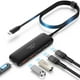 thumbnail image 1 of Hub USB C Qeefun de 10 Gbps con 2 puertos USB-C y 2 USB-A de 100 W, 1 of 9