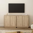 thumbnail image 4 of EYYTHUNG Buffet Storage Cabinet Set of 3, Sideboard Accent Cabinet Modern Credenza, Console Table, Light Oak, 4 of 7