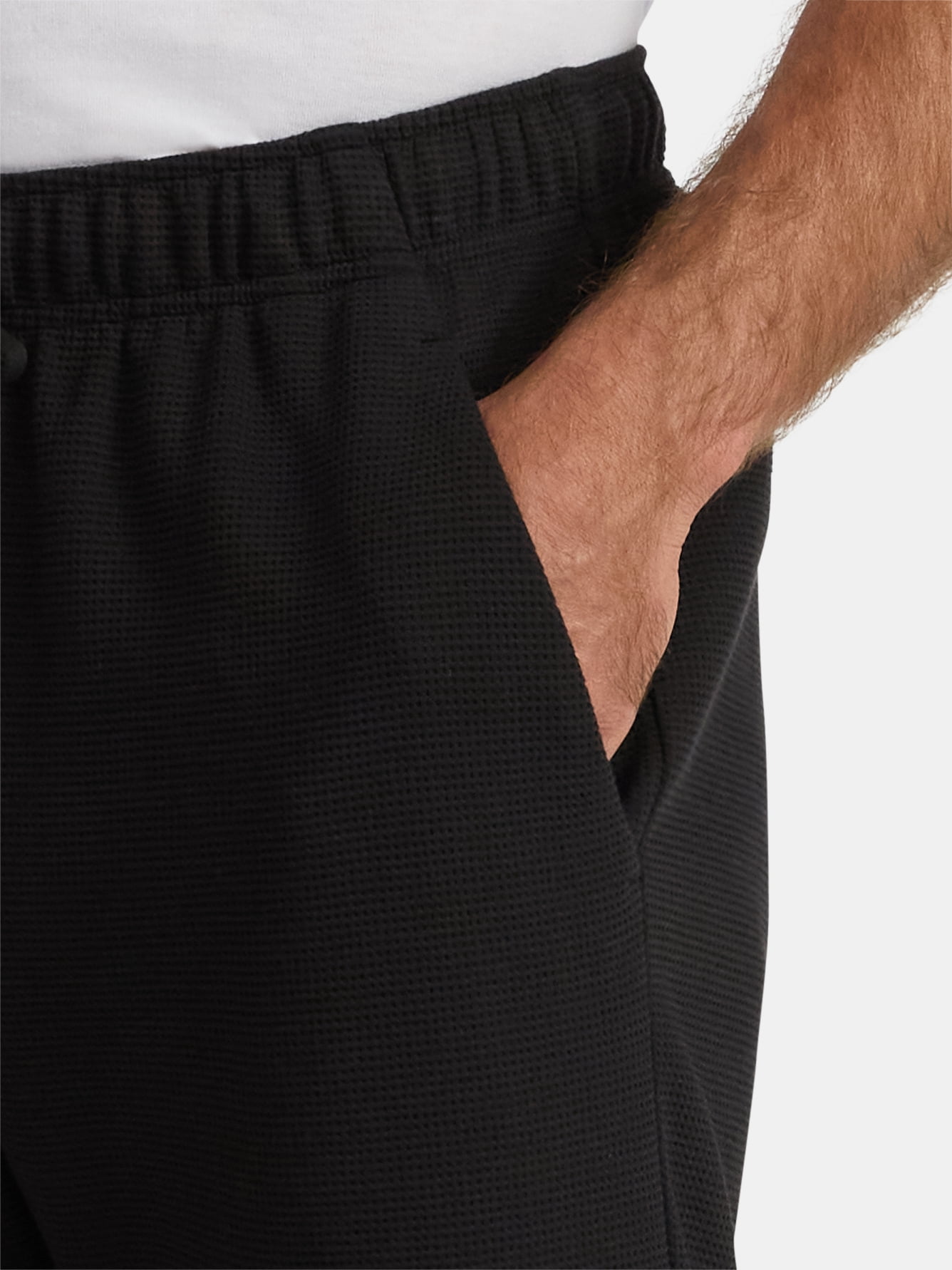 Athletic Works Men's and Big Men's Waffle Knit Joggers Pants, 30" Inseam, Size S-3XL