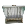 thumbnail image 3 of 6 Grid Rice Container Grano Dipense de alimentos secos Clear Fácil de usar Contenedor de almacenamiento de alimentos de organización de cocina para, 3 of 8