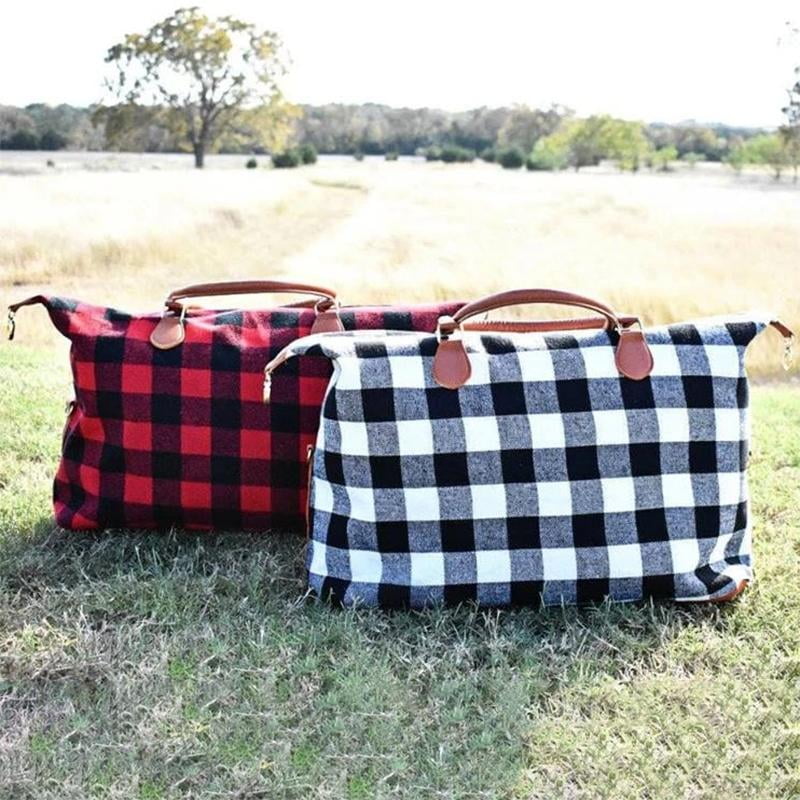buffalo plaid weekender