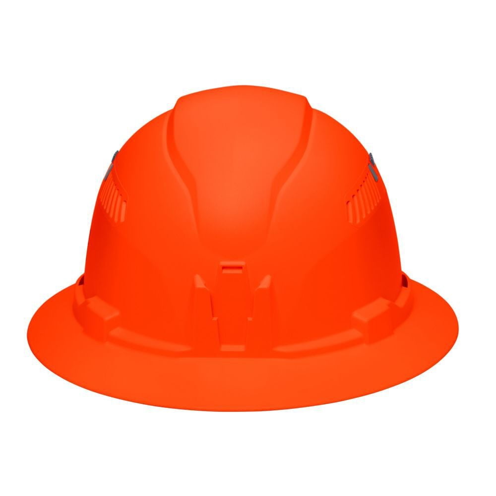 Klein Tools Full Brim Style Vented Hard Hat Hi Vis Orange