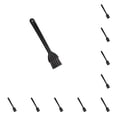 thumbnail image 2 of Cepillo para teclado, accesorio para el hogar, eliminador de polvo, mantenimiento, agarre manual, Receptor de artesanía, Mini herramienta de Suministros de limpieza para el hogar Negro Negro Inteprter HA063075-04B, 2 of 6