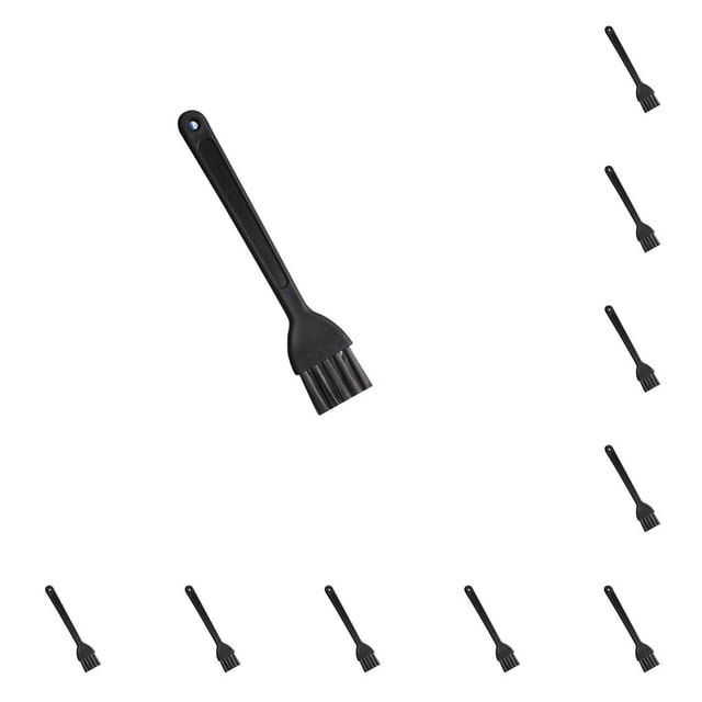 Cepillo para teclado Mango de plástico Receptor Accesorio para el hogar Eliminador de polvo Mantenimiento Handly Grip Mini PC Herramienta de Suministros de limpieza para el hogar Negro Negro Toystoory HA063075-04B