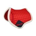 thumbnail image 3 of Protector de silla de montar para caballo, almohadilla absorbente de sudor, práctico y resistente al desgaste. Rojo, 3 of 9