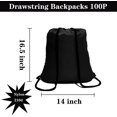 thumbnail image 5 of CAIHONG Drawstring Bags Bulk 10 Pcs Drawstring Backpack Bulk String Back Pack Gym Sport Bag for Women Nylon Draw String Bags Pack Cinch Bags, 10 Colors, 5 of 10
