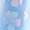 Sky Blue, variant on IPIO Girls’ Blue Floral Embroidered Tulle Party Dress with Ruffle Sleeves