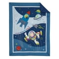 thumbnail image 2 of Disney Toy Story Outta This World Blue 4 Piece Crib Bedding Set, 2 of 5
