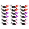 thumbnail image 1 of UPGRATOR 9 Pares De Pestañas Falsas Coloridas Para Maquillaje Con Look Atractivo Y Volumen Extra, 1 of 8