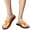 Orange, variant on IUJSOY Flip Flops for Men Arch Support Slides Casual Summer Beach Shoes Open Toe Thong Sandals